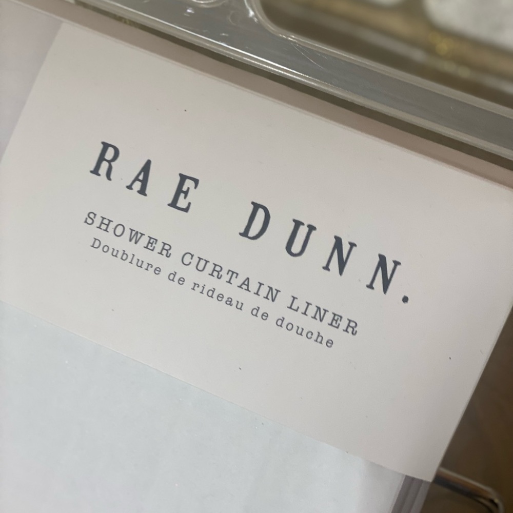 ⚡️Rae Dunn "LOVE" Shower Curtain Liner - Picture 3 of 4